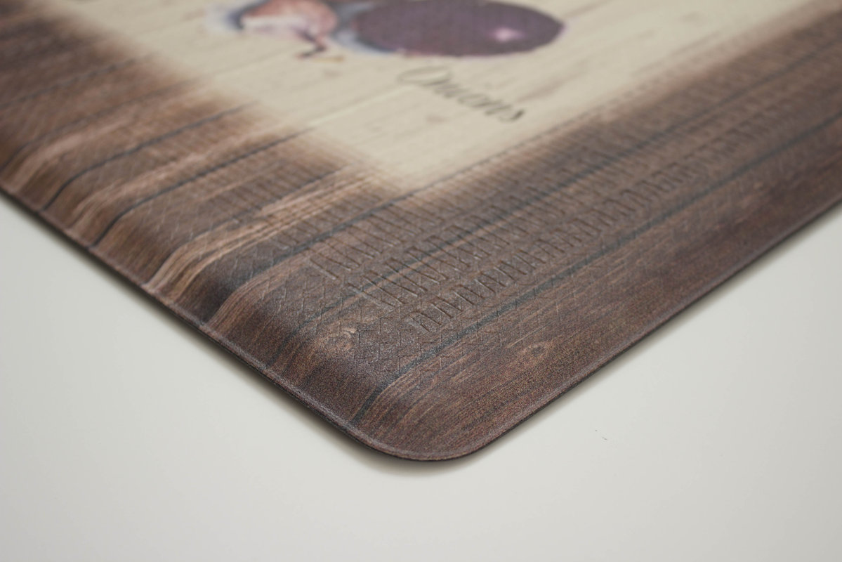 Chef Gear Farm Fresh Market AntiFatigue Cushioned Chef Kitchen Mat